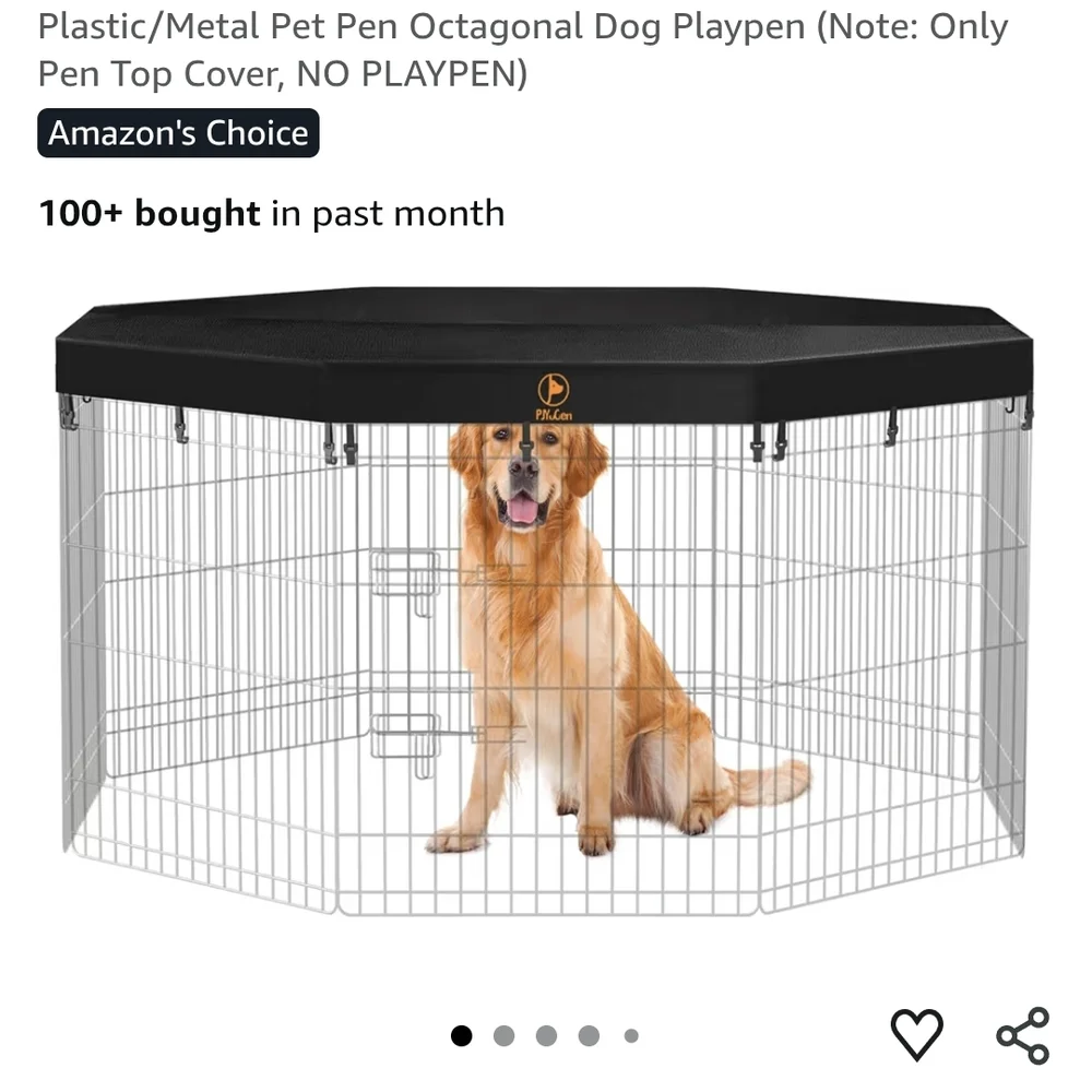 PJYuCien Pet Playpen Cover 8 Panel
